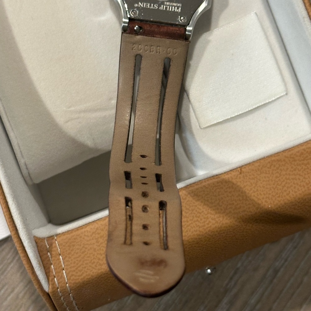 Philip Stein Signature Large Case Mens Watch 2-G-CW-CCBR (2010s) - Picture 13 of 16
